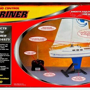 Vintage NIKKO RC Mariner Sailboat, Gently Used